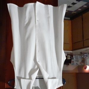 Polystyrene  with a tie in the back